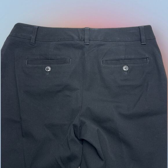 EDDIE BAUER Women’s 8 Long Black SLIGHTLY CURVY FIT Pant - Picture 3 of 4